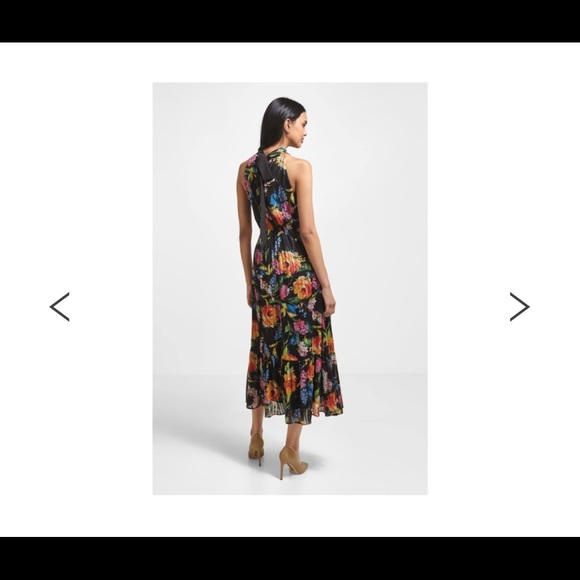 Sam Edelman Floral tiered maxi with high neck- worn once! In perfect condition - Picture 8 of 8